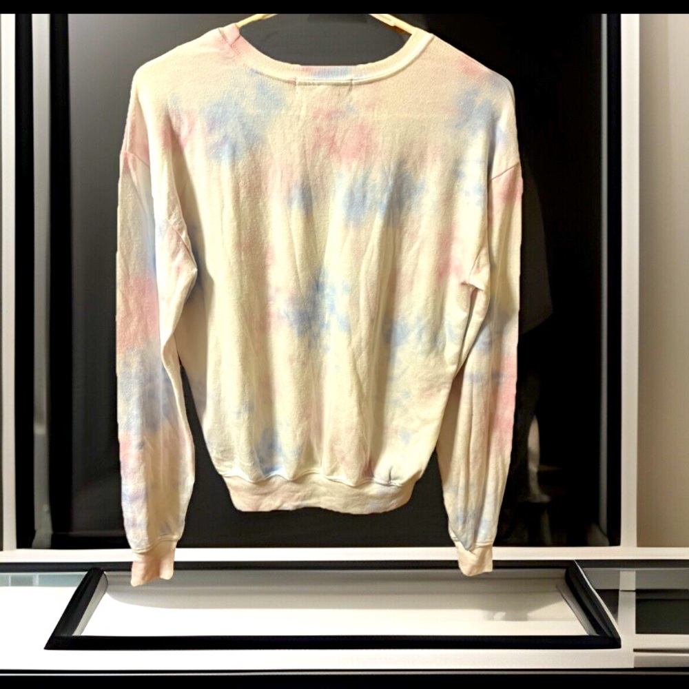 Spiritual Gangster Womens Sweatshirt/ Sweater Relaxed Tie Dye Crewneck Pullover